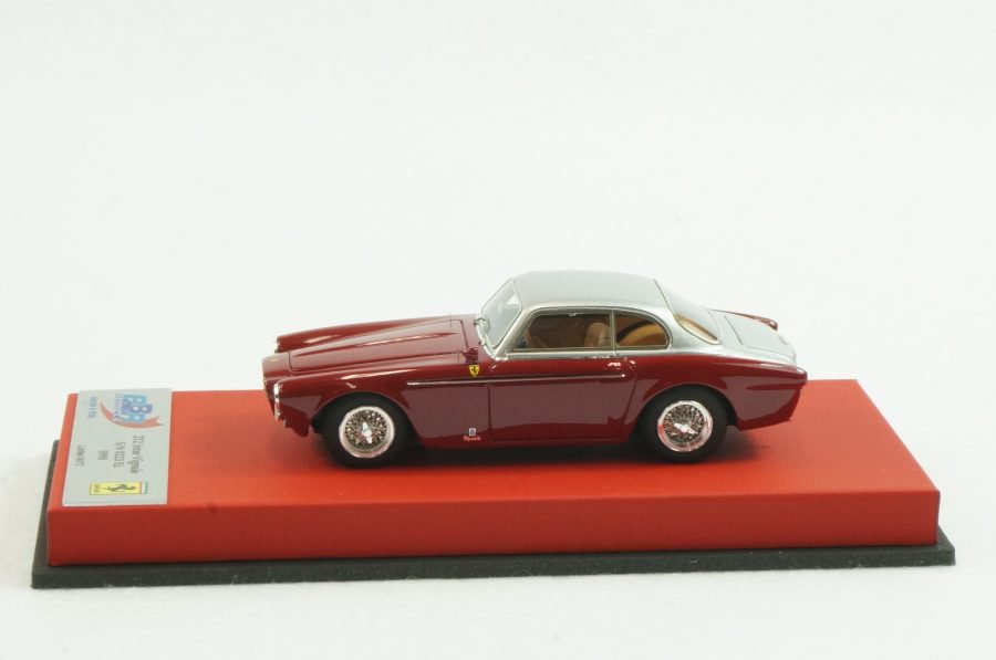 1/43 BBR Ferrari 212 inter vignale s/n 0223 red and silver set on red  leather base - 【MR BBR MakeUp LOOKSMART D&Gなどのミニカー専門店】 ヴェルデ