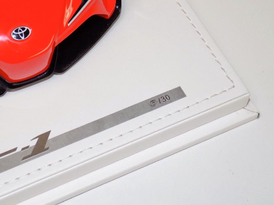 1/18 Toyota FT-1 Prototype in Orange Leather Base - 【MR BBR MakeUp  LOOKSMART Du0026Gなどのミニカー専門店】 ヴェルデ　