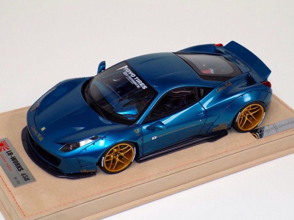 【限定66台】LBWK 1/18 フェラーリ458 マットオレンジ　新品 Ferrari 458 GT Fighter Orange LBWK LB Silhouette Resin 1:18