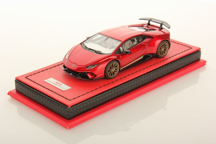 1/43 MR Lamborghini Huracan Performante Metallic Red Pearl - 【MR BBR MakeUp  LOOKSMART D&Gなどのミニカー専門店】 ヴェルデ