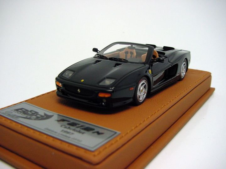 1/43 BBR Ferrari F512M Spider 1997 Black - 【MR BBR MakeUp LOOKSMART  D&Gなどのミニカー専門店】 ヴェルデ