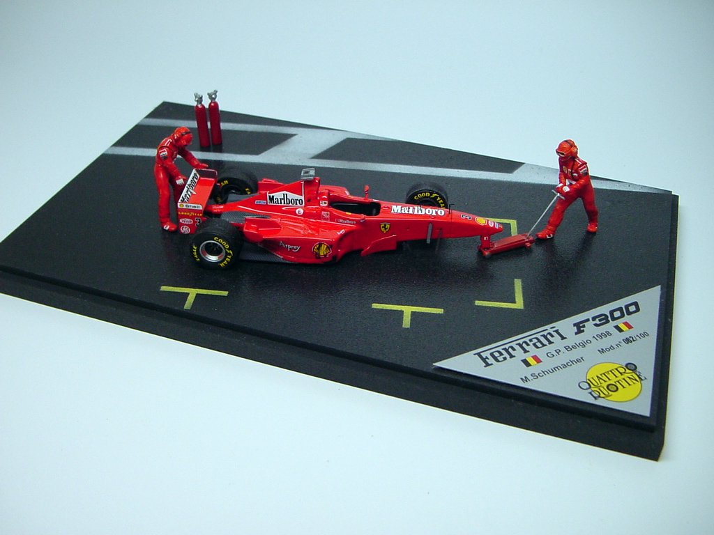 ☆レア絶版☆世界100台*BBR*1/43*Ferrari F300 #3 Marlboro Press 