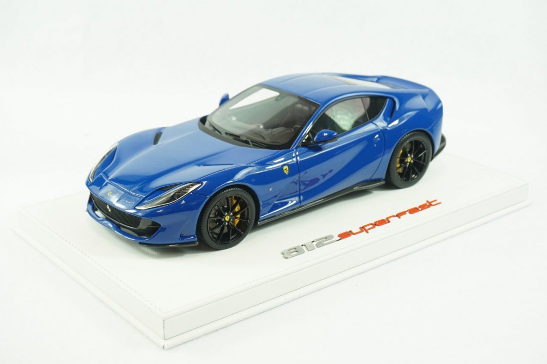 1/18 BBR FERRARI 812 SUPERFAST AZZURRO DINO BLUE SET