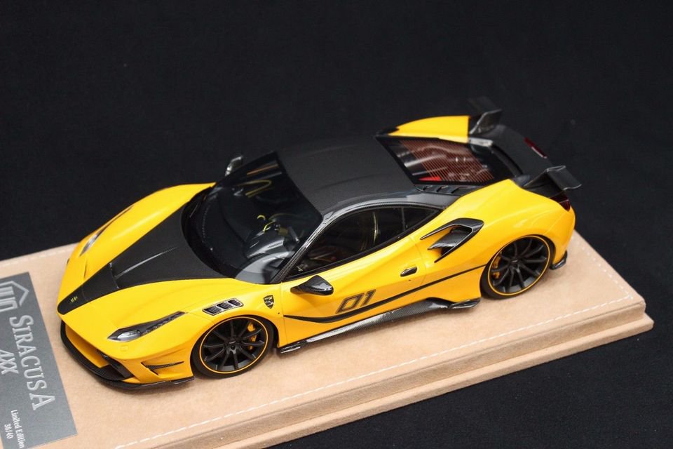 1/18 JUC Ferrari Mansory Siracusa 4XX. Yellow. - 【MR BBR MakeUp