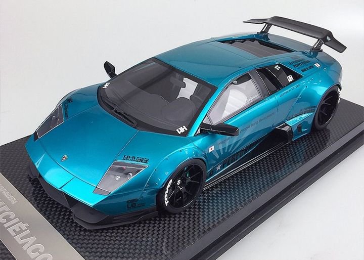 1/18 Lamborghini Murcielago LB Performance Artemis Green Carbon base - 【MR  BBR MakeUp LOOKSMART D&Gなどのミニカー専門店】 ヴェルデ