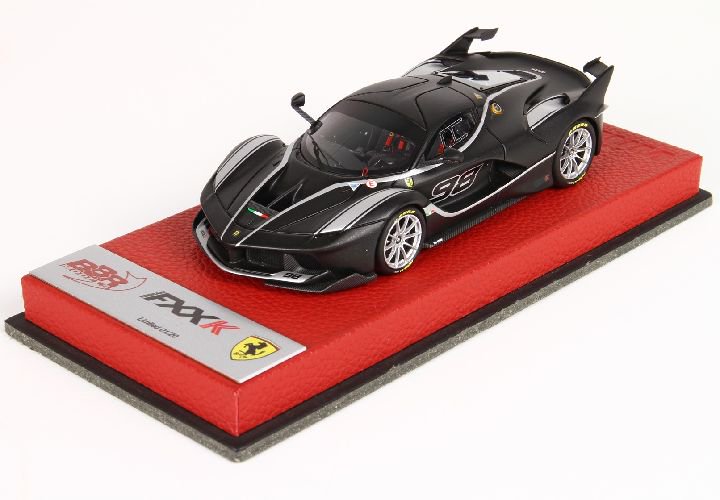 1/43 BBR Ferrari FXXK 2016 car no. 98 Nero Stellato matt - 【MR BBR MakeUp  LOOKSMART D&Gなどのミニカー専門店】 ヴェルデ