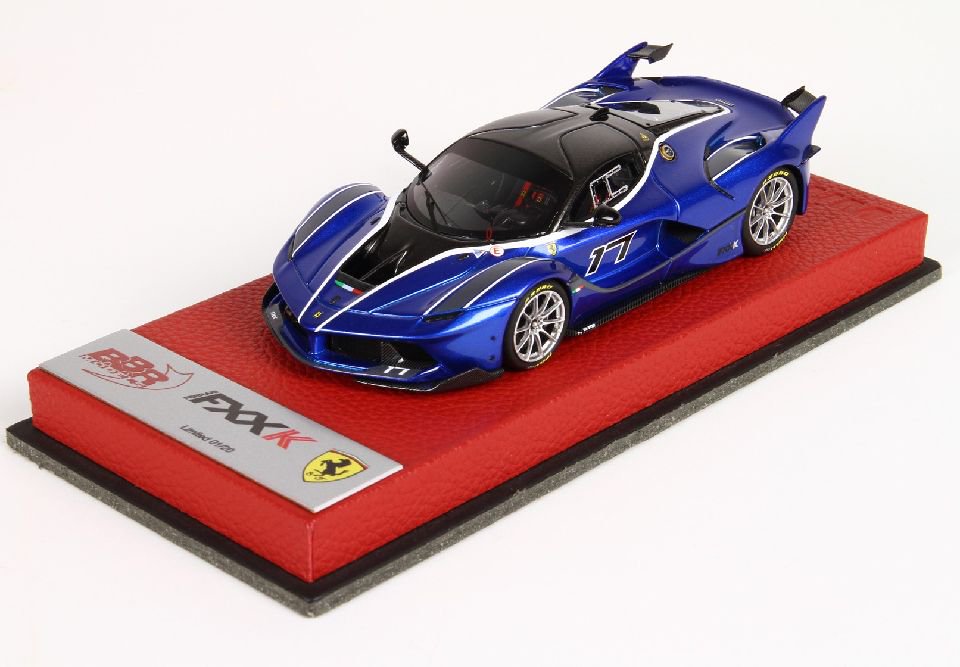 1/43 BBR Ferrari FXXK 2016 car no. 17 Blue Francia - 【MR BBR MakeUp  LOOKSMART D&Gなどのミニカー専門店】 ヴェルデ