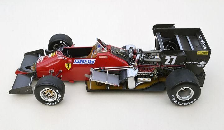 1/12 Built Up Models Ferrari 126 C4M2 1984 Michele Alboreto