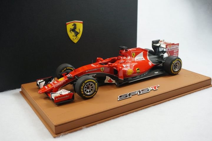 1/18 BBR Ferrari SF15-T GP Singapore Winner S.Vettel deluxe brown