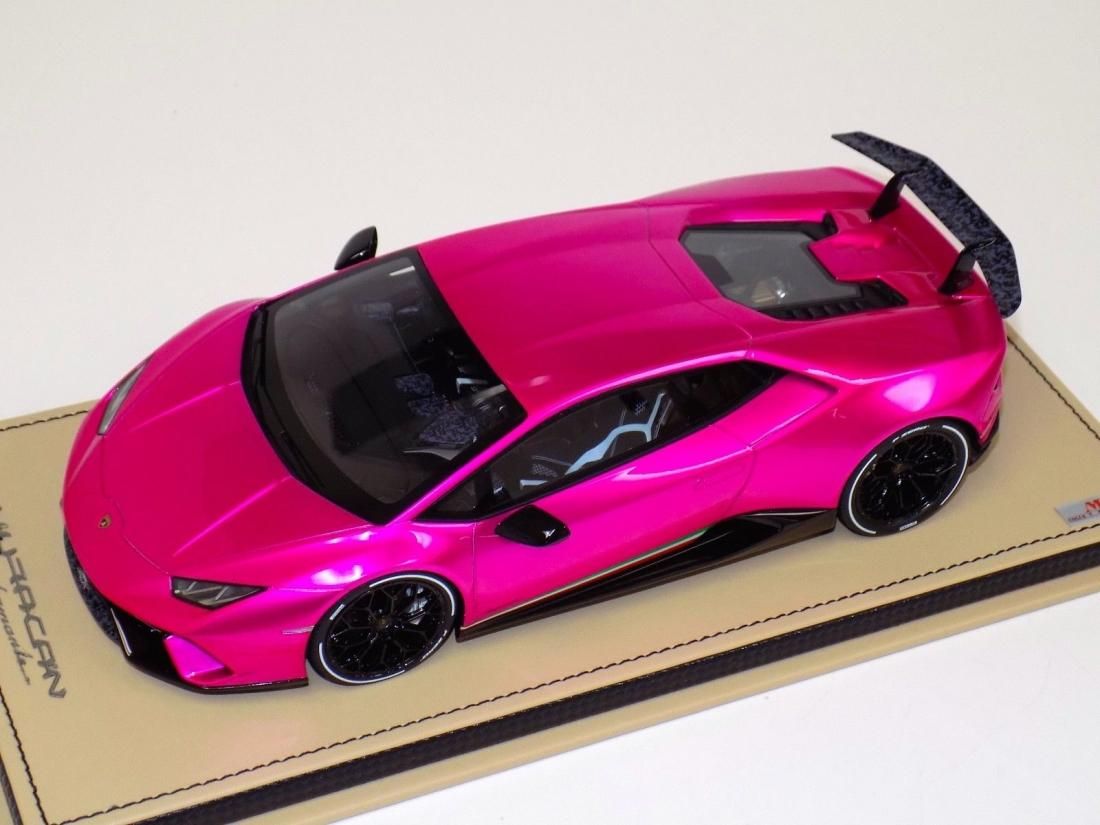 1/18 MR Lamborghini Huracan Performante Flash Pink - 【MR