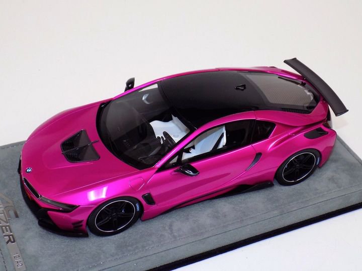 1/18 BMW I8 AC Schnitzer ACS8 in Flash Pink - 【MR BBR MakeUp LOOKSMART  D&Gなどのミニカー専門店】 ヴェルデ