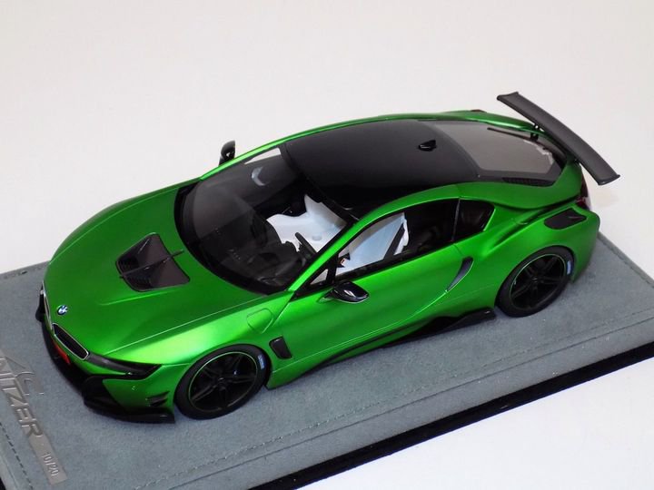 1/18 BMW I8 AC Schnitzer ACS8 in Matt Green - 【MR BBR MakeUp LOOKSMART  D&Gなどのミニカー専門店】 ヴェルデ