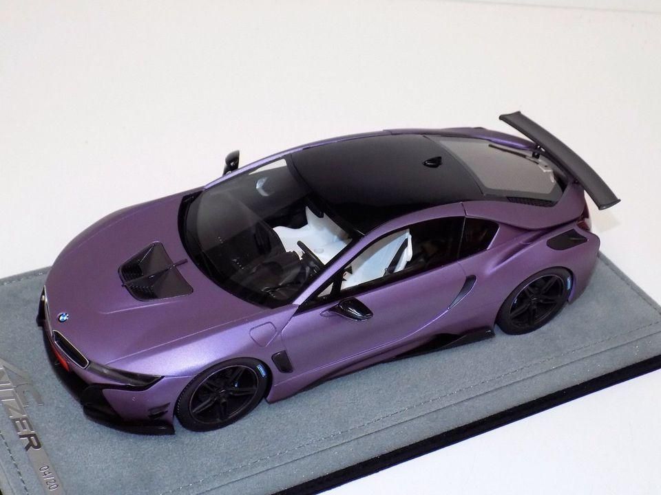 1/18 BMW I8 AC Schnitzer ACS8 in Matt Purple - 【MR BBR