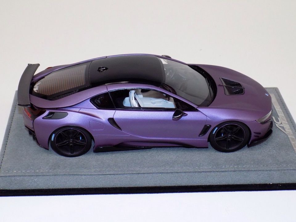 1/18 BMW I8 AC Schnitzer ACS8 in Matt Purple - 【MR BBR MakeUp LOOKSMART  D&Gなどのミニカー専門店】 ヴェルデ