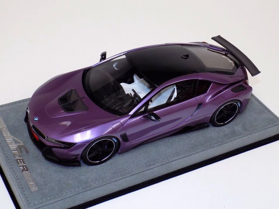 1/18 BMW I8 AC Schnitzer ACS8 in Gloss Purple - 【MR BBR MakeUp LOOKSMART  D&Gなどのミニカー専門店】 ヴェルデ