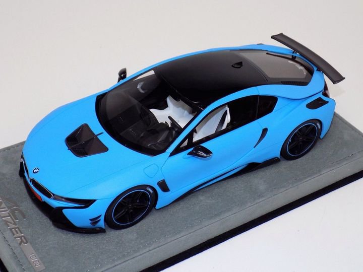 1/18 BMW I8 AC Schnitzer ACS8 in Matt Baby Blue - 【MR BBR MakeUp LOOKSMART  D&Gなどのミニカー専門店】 ヴェルデ