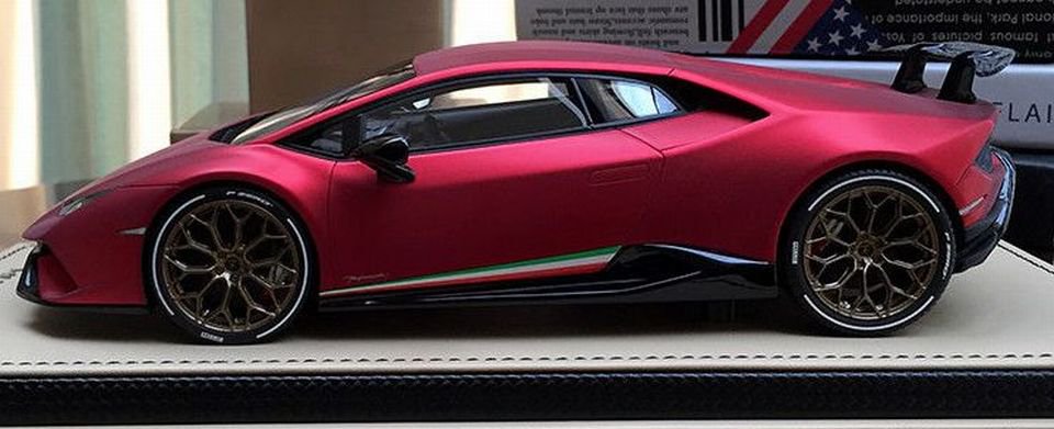 1/18 MR Lamborghini Huracan Performante Matt Metallic Red - 【MR