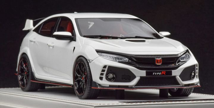 1/18 MotorHelix Honda Civic Type R LHD Gloss White - 【MR BBR MakeUp  LOOKSMART D&Gなどのミニカー専門店】 ヴェルデ