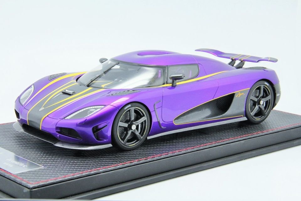 1/18 FrontiArt Koenigsegg Agera S Purple #01 - 【MR BBR MakeUp LOOKSMART  D&Gなどのミニカー専門店】 ヴェルデ