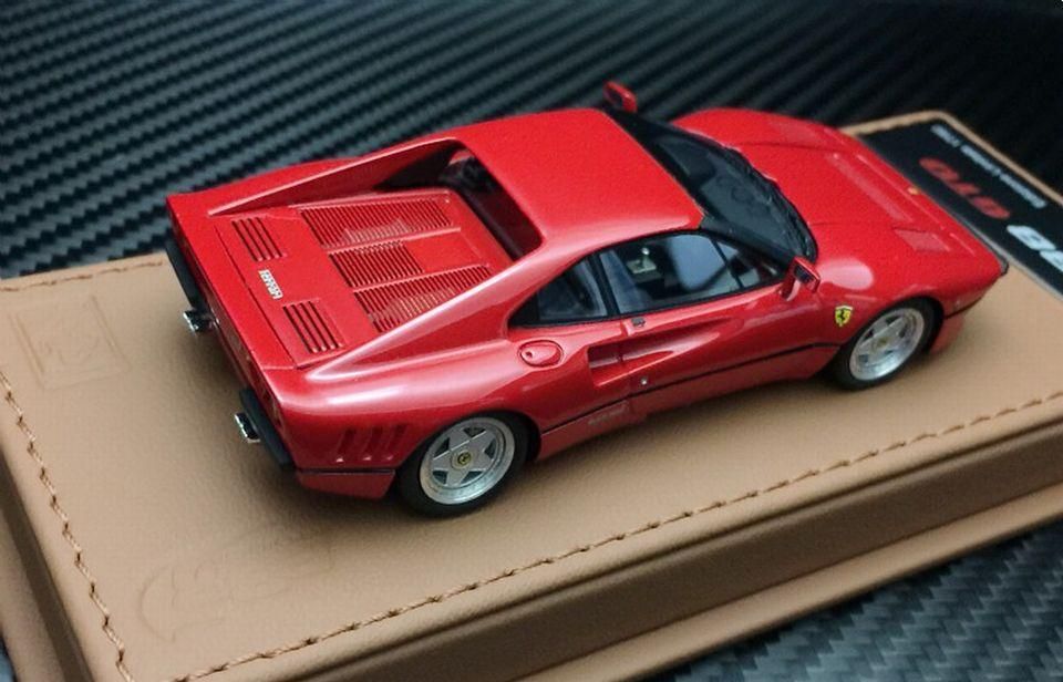 1/43 BBR FERRARI 288 GTO Rosso Corsa DELUXE Beige LEATHER