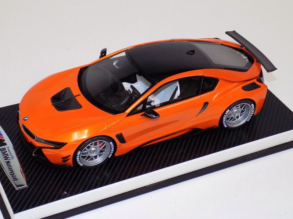 1/18 BMW I8 AC Schnitzer ACS8 in Gloss Orange - 【MR BBR