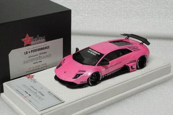 1/43 FUELME MODEL LB LAMBORGHINI MURCIELAGO PEARL PINK - 【MR BBR MakeUp  LOOKSMART D&Gなどのミニカー専門店】 ヴェルデ