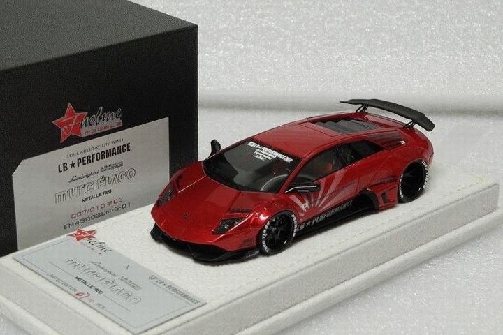 1/43 FUELME MODEL LB LAMBORGHINI MURCIELAGO METALLIC RED - 【MR