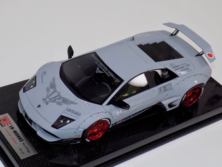 ミニカー<br> 1 18 RAMBORGHINI MURCIELAGO(ブラック) Special Edition