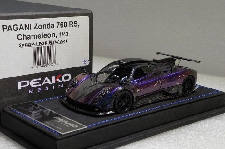 1/43 PEAKO PAGANI Zonda 760 RS Chameleon Special - 【MR BBR MakeUp LOOKSMART  D&Gなどのミニカー専門店】 ヴェルデ