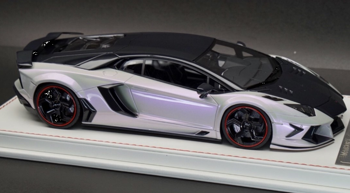 1/18 D&G LAMBORGHINI AVENTADOR MANSORY LP700-4 PEARL SILVER - 【MR 