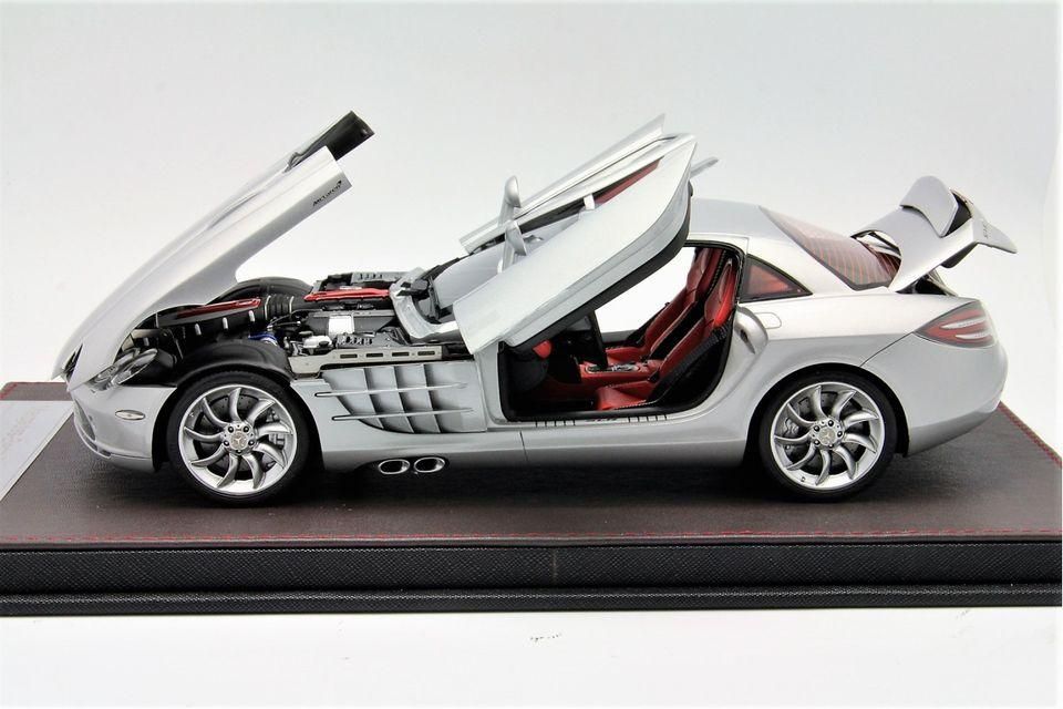 1/18 FrontiArt Mercedes SLR Silver Open Close - 【MR BBR