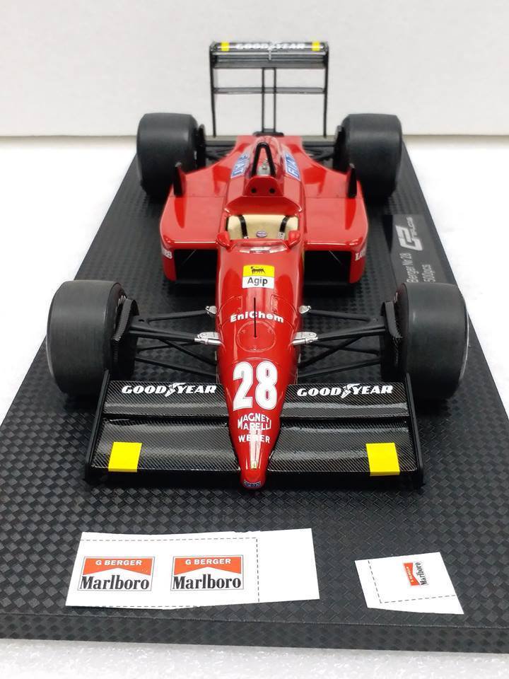 1/18 GP REPLICAS Ferrari F1 87/88C Gerhard Berger #28 - 【MR BBR MakeUp  LOOKSMART D&Gなどのミニカー専門店】 ヴェルデ