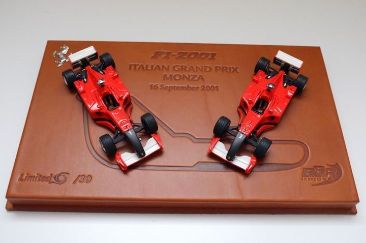 1/43 BBR Ferrari F1-2001 F2001 Italian Grand Prix Monza Black Nose - 【MR BBR  MakeUp LOOKSMART D&Gなどのミニカー専門店】 ヴェルデ