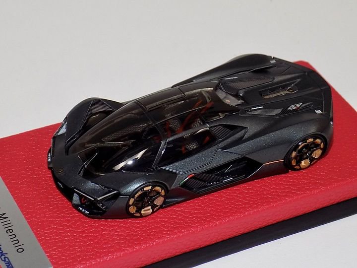 1/43 Looksmart Lamborghini Terzo Millennio Matt Grey - 【MR BBR MakeUp  LOOKSMART D&Gなどのミニカー専門店】 ヴェルデ