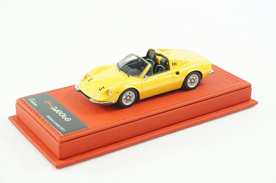 1/43 BBR FERRARI DINO 246 GTS GIALLO MODENA - 【MR BBR