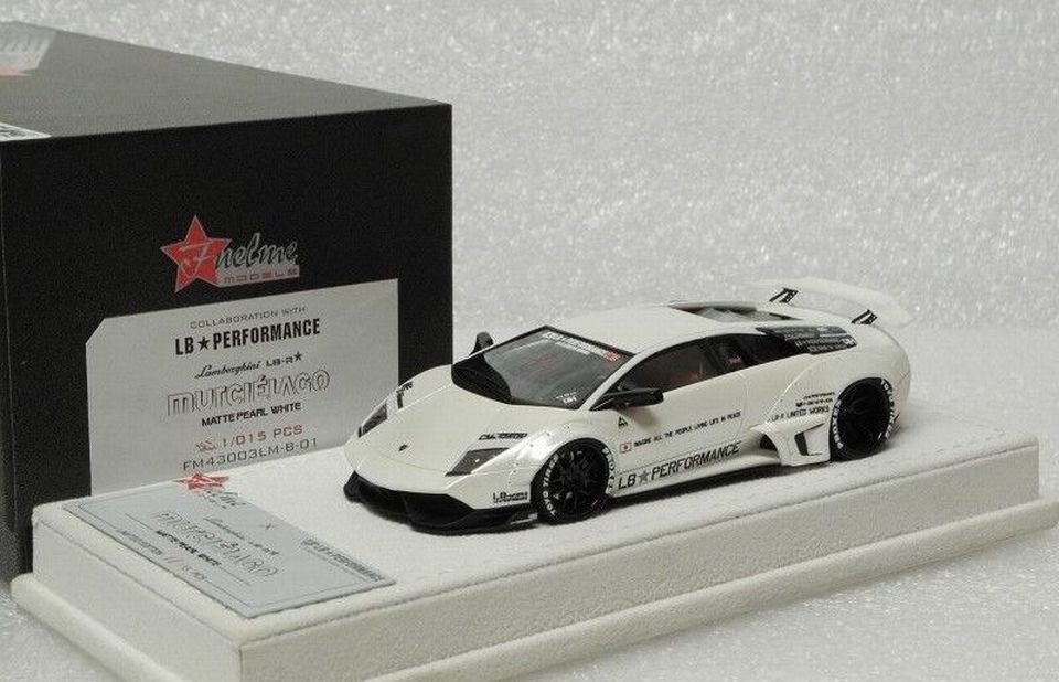 1/43 FUELME MODEL LB LAMBORGHINI MURCIELAGO Matte Pearl White - 【MR BBR  MakeUp LOOKSMART D&Gなどのミニカー専門店】 ヴェルデ