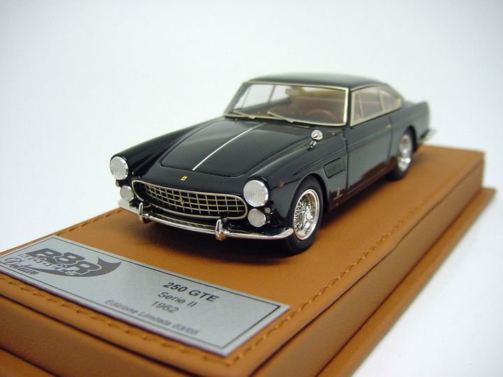 1/43 BBR Ferrari 250 GTE Series II 1962 Black - 【MR BBR MakeUp