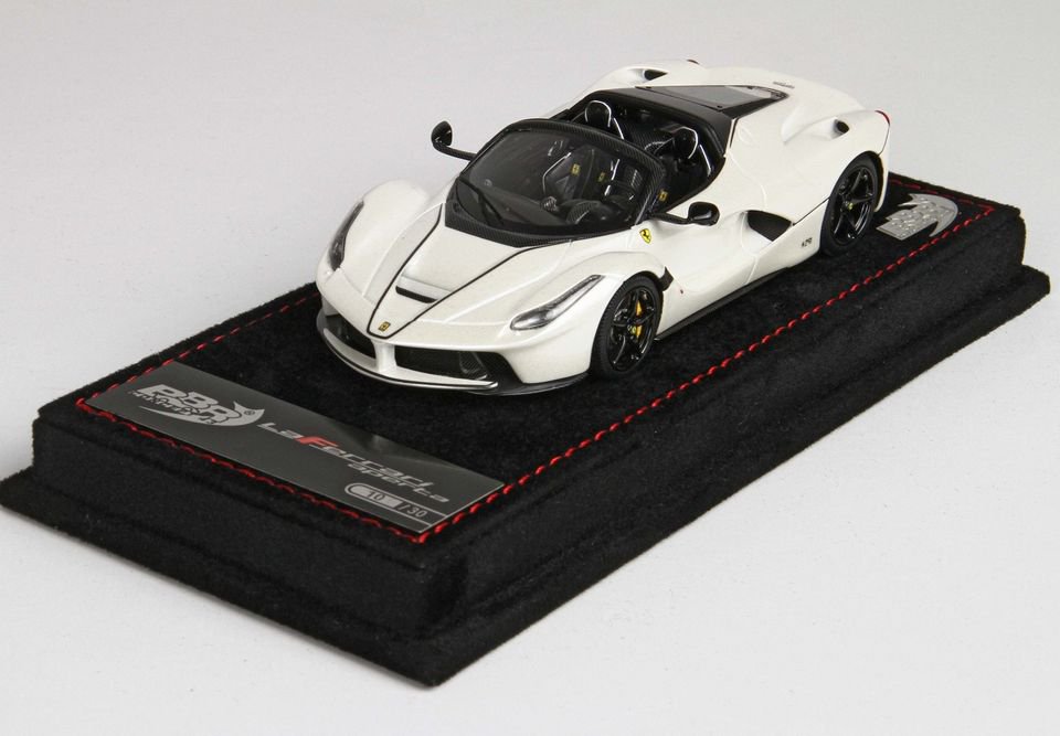 1/43 BBR Ferrari LaFerrari Aperta Bianco Italia metal - 【MR BBR