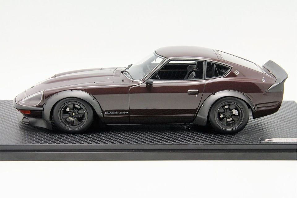 1/18 Ignition Model Nissan Fairlady 240ZG (HS30) Full Works Maroon