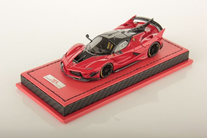 1/43 MR Ferrari FXX-K Evo Rosso Corsa/Carbonium - 【MR BBR MakeUp