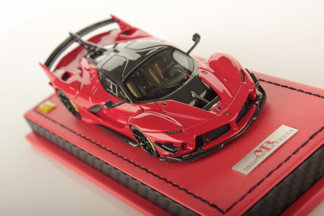 1/43 MR Ferrari FXX-K Evo Rosso Corsa/Carbonium - 【MR BBR MakeUp 