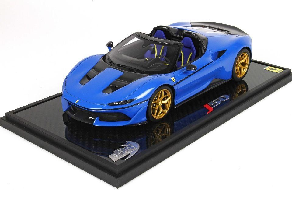 1/18 BBR Ferrari J50 French Racing Blue Lucido -blue - 【MR BBR MakeUp  LOOKSMART D&Gなどのミニカー専門店】 ヴェルデ