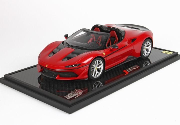 1/18 BBR Ferrari J50 Rosso TRS Lucido - Red - Black - 【MR BBR