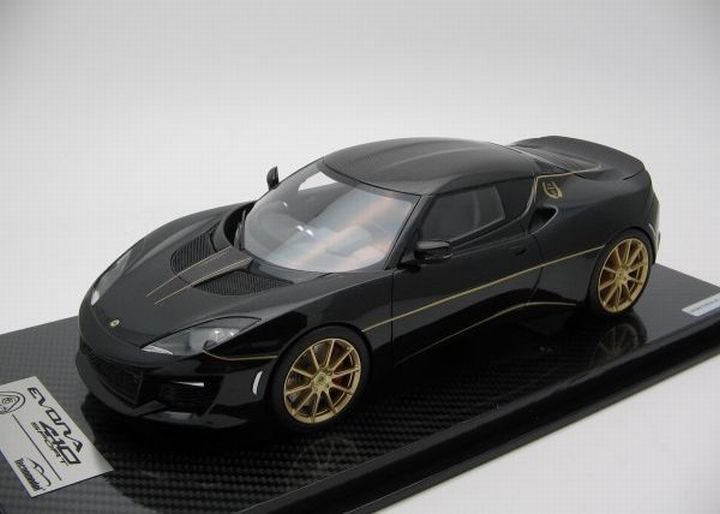 1/18 TECNOMODEL Lotus Evora 410 Sport Metallic Black JPS Edition 2017 - 【MR  BBR MakeUp LOOKSMART D&Gなどのミニカー専門店】 ヴェルデ