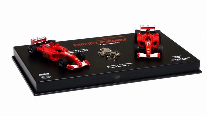 1/43 BBR / Make up Ferrari F2001 M.Schumacher World Championship Double  Tiltle - 【MR BBR MakeUp LOOKSMART D&Gなどのミニカー専門店】 ヴェルデ