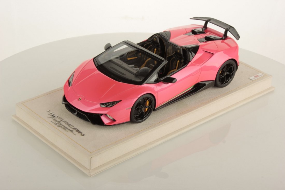 1/18 MR Lamborghini Huracan Performante Spyder Metallic Pink