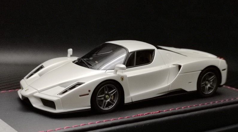 1/43 Scm models Enzo Ferrari Pearl White - 【MR BBR MakeUp 
