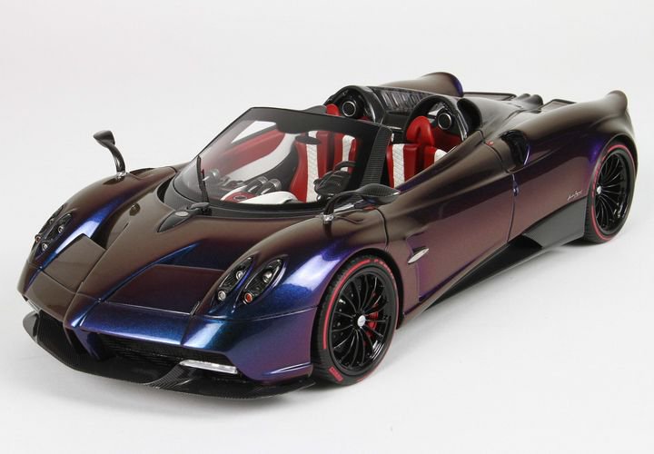 1/18 BBR Pagani Huayra Roadster chameleon - 【MR BBR MakeUp LOOKSMART  D&Gなどのミニカー専門店】 ヴェルデ