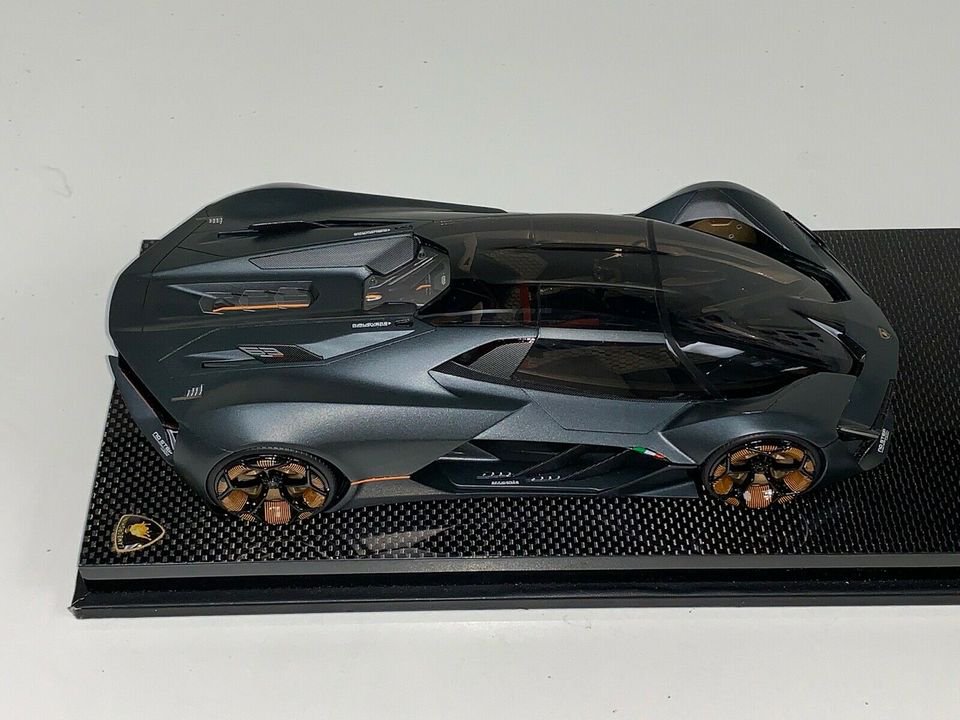 1/18 MR Lamborghini Terzo Millennio on Carbon Base - 【MR BBR MakeUp  LOOKSMART D&Gなどのミニカー専門店】 ヴェルデ