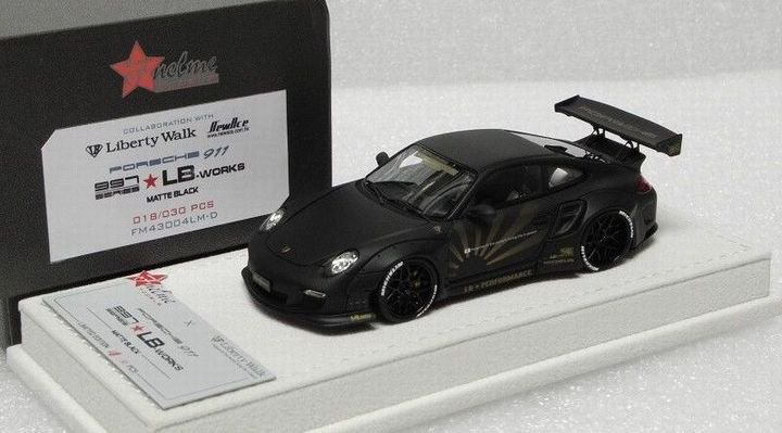 1/43 FUELME MODEL LB PORSCHE 911(997) MATT BLACK - 【MR BBR MakeUp LOOKSMART  Du0026Gなどのミニカー専門店】 ヴェルデ